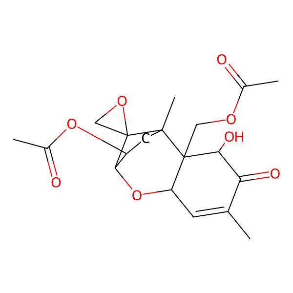 2D Structure of 3,15-Diacetyldeoxynivalenol