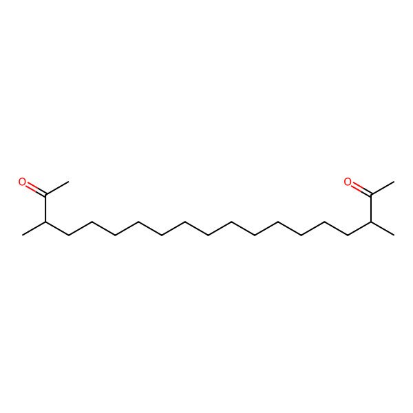 2D Structure of 3,17-Dimethylnonadecane-2,18-dione
