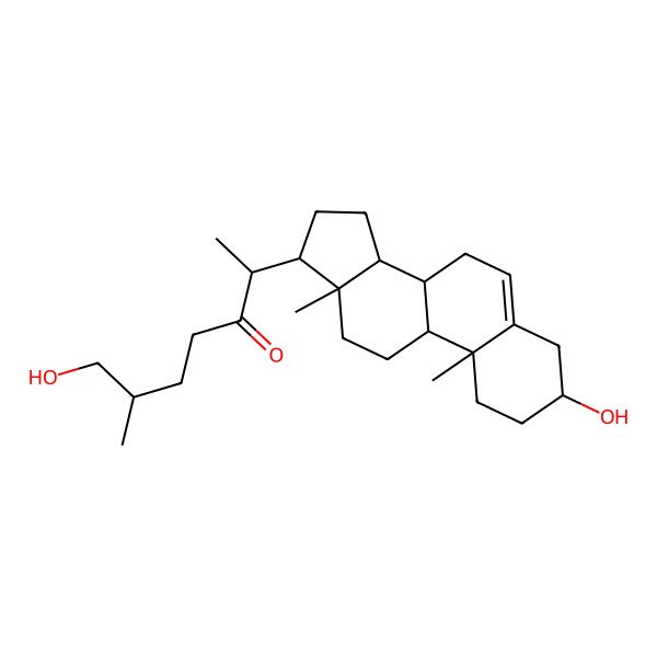2D Structure of 3,26-Dihydroxycholest-5-en-22-one 2D Structure of 3,26-Dihydroxycholest-5-en-22-one