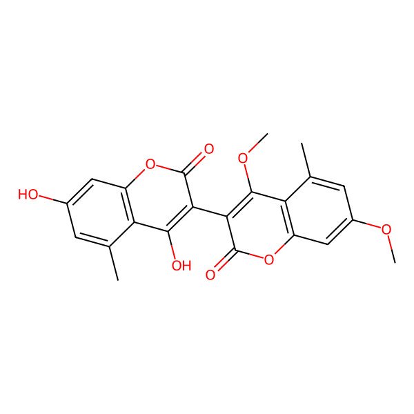 2D Structure of Bicoumanigrin