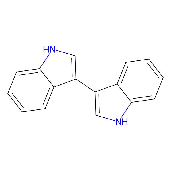 2D Structure of 1H,1'H-(3,3')biindolyl