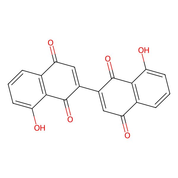 2D Structure of 3,3'-Bisjuglone