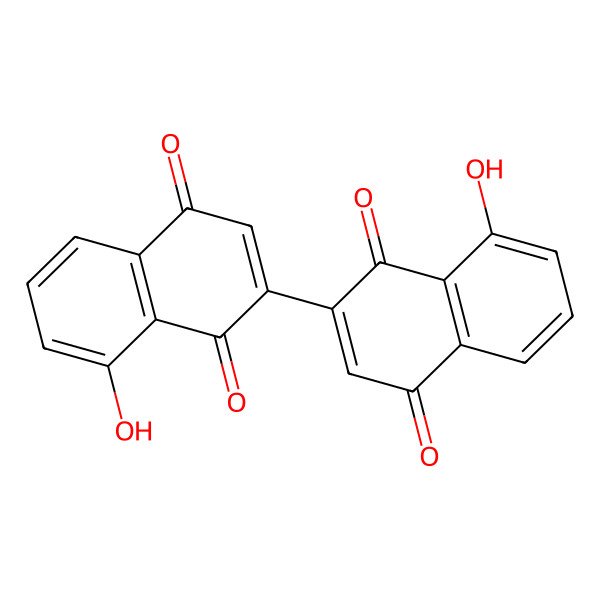 2D Structure of 3,3'-Bisjuglone