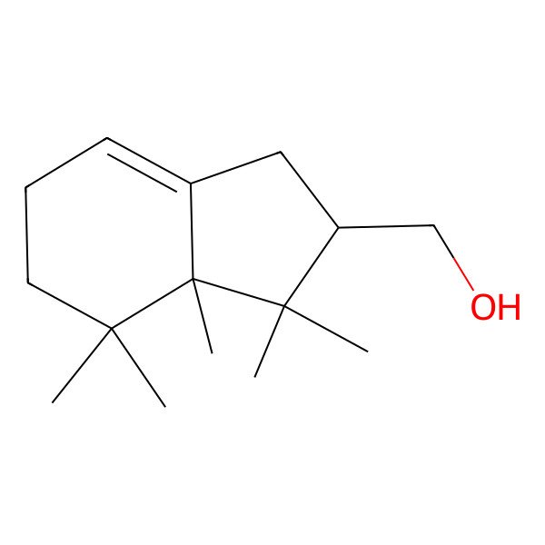 2D Structure of (3,3,3a,4,4-Pentamethyl-1,2,5,6-tetrahydroinden-2-yl)methanol 2D Structure of (3,3,3a,4,4-Pentamethyl-1,2,5,6-tetrahydroinden-2-yl)methanol