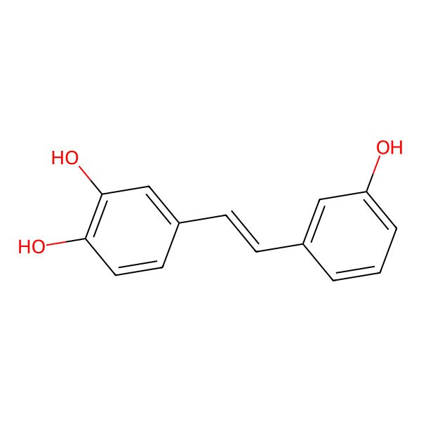 2D Structure of 3,3',4-Trihydroxystilbene
