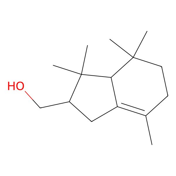 2D Structure of (3,3,4,4,7-pentamethyl-2,3a,5,6-tetrahydro-1H-inden-2-yl)methanol 2D Structure of (3,3,4,4,7-pentamethyl-2,3a,5,6-tetrahydro-1H-inden-2-yl)methanol