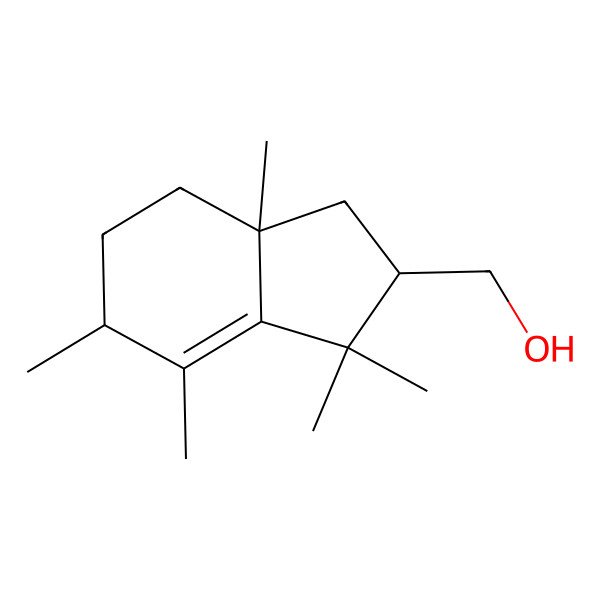 2D Structure of (3,3,4,5,7a-pentamethyl-2,5,6,7-tetrahydro-1H-inden-2-yl)methanol 2D Structure of (3,3,4,5,7a-pentamethyl-2,5,6,7-tetrahydro-1H-inden-2-yl)methanol