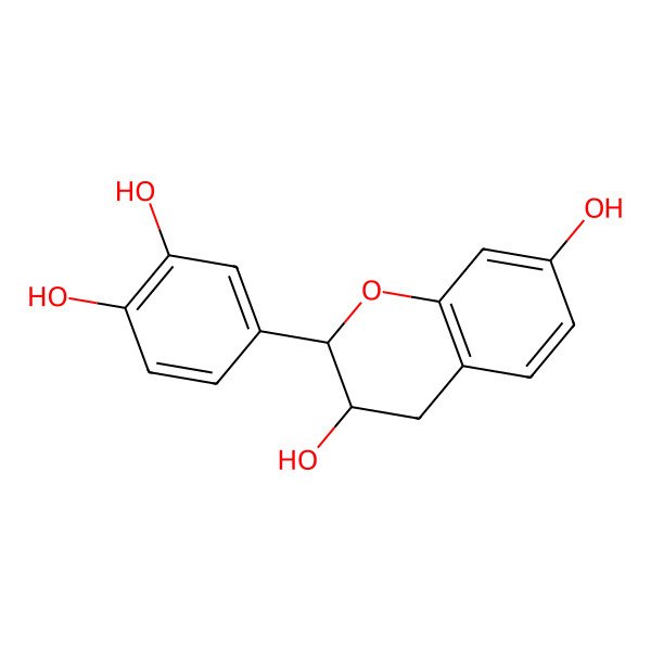 2D Structure of 3,3',4',7-Tetrahydroxyflavan