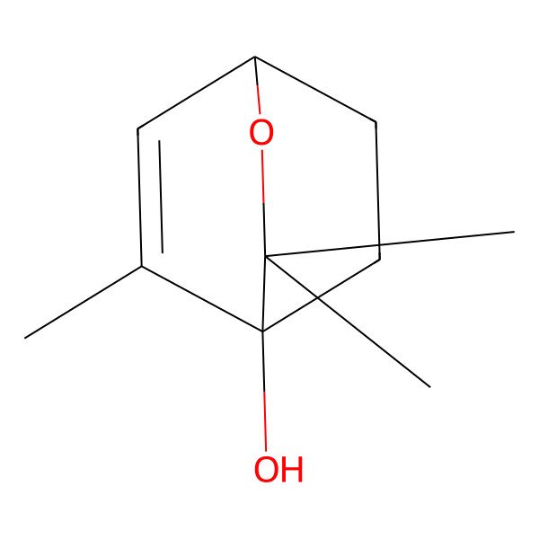 2D Structure of 3,3,5-Trimethyl-2-oxabicyclo[2.2.2]oct-5-en-4-ol