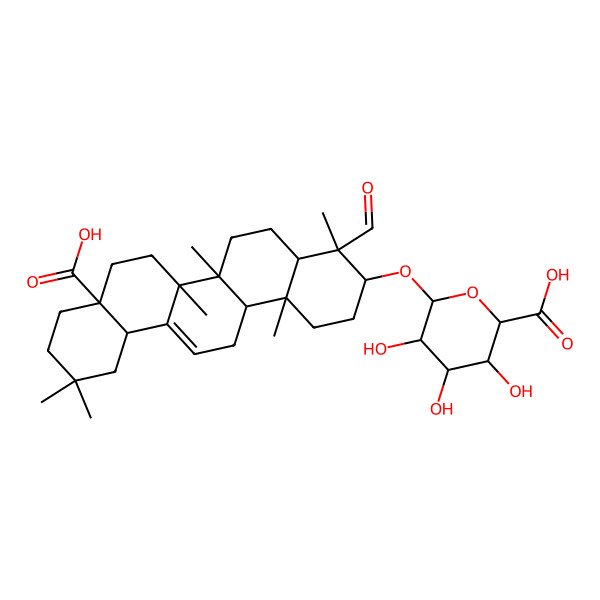 2D Structure of gypsogenin 3-O-glucuronide