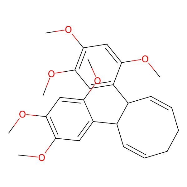 2D Structure of 3,4-Bis(2,4,5-trimethoxyphenyl)cycloocta-1,5-diene