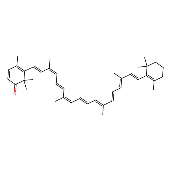 2D Structure of 3,4-Didehydro-beta,beta-caroten-2-one