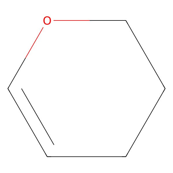 2D Structure of 3,4-dihydro-2H-pyran