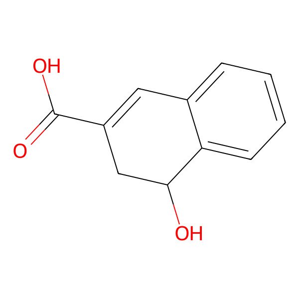 2D Structure of 3,4-Dihydro-4-hydroxynaphthalene-2-carboxylic acid