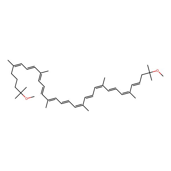 2D Structure of 3,4-Dihydrospirilloxanthin