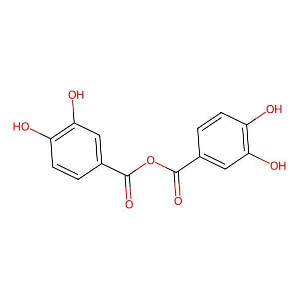 2D Structure of (3,4-Dihydroxybenzoyl) 3,4-dihydroxybenzoate