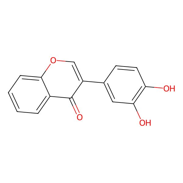 2D Structure of 3',4'-Dihydroxyisoflavone