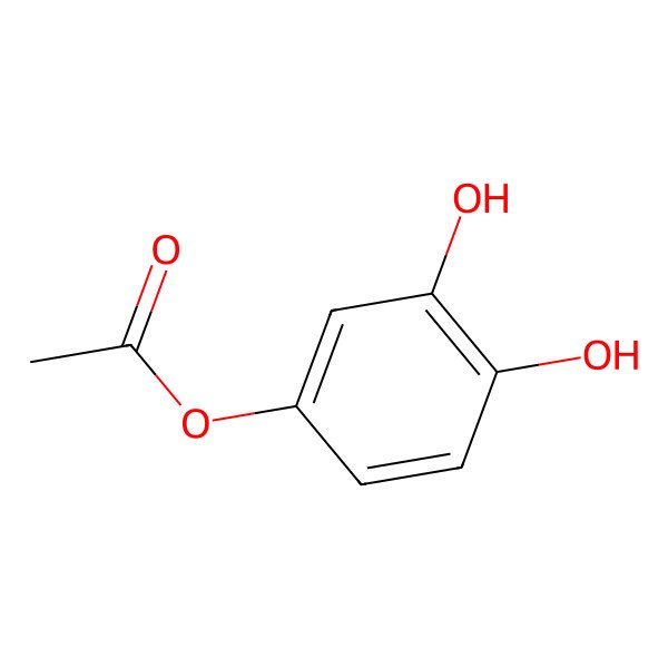 2D Structure of (3,4-Dihydroxyphenyl) acetate