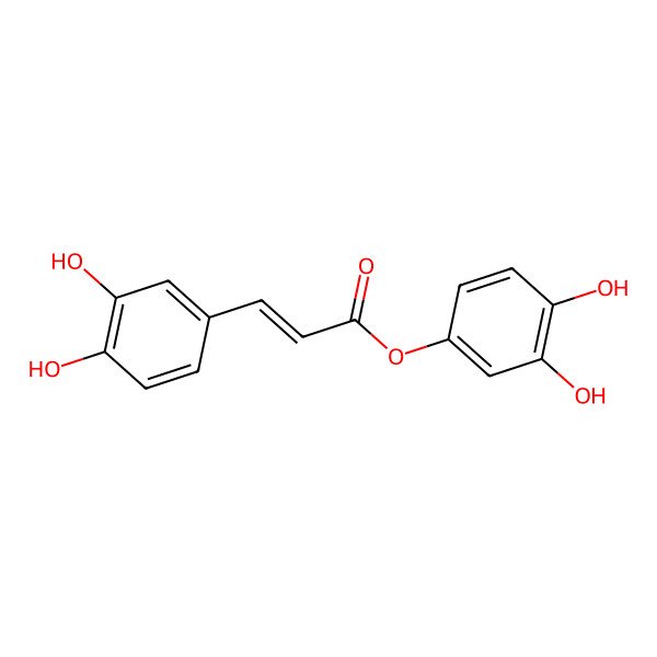 2D Structure of 3,4-Dihydroxyphenyl caffeate