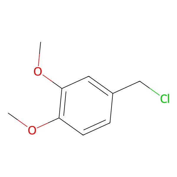 2D Structure of Veratryl chloride