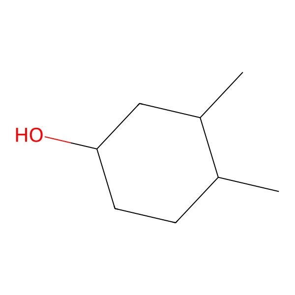 2D Structure of 3,4-Dimethylcyclohexanol