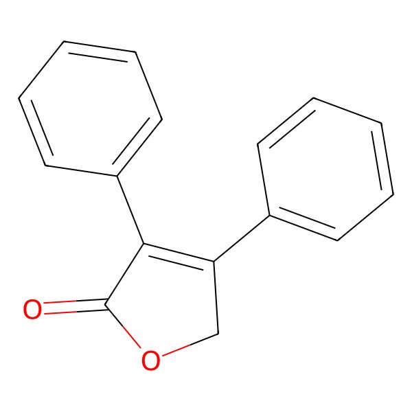 2D Structure of 3,4-diphenyl-5H-furan-2-one