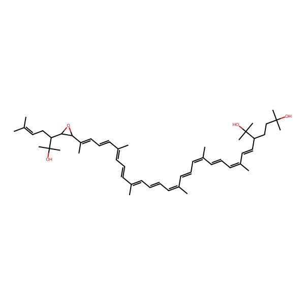 2D Structure of 3',4'-Epoxymonoanhydrobacterioruberin