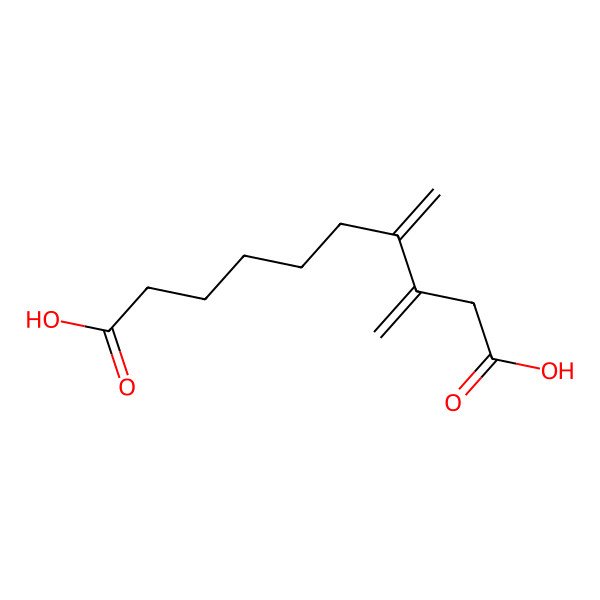 2D Structure of 3,4-Methylenesebacic acid