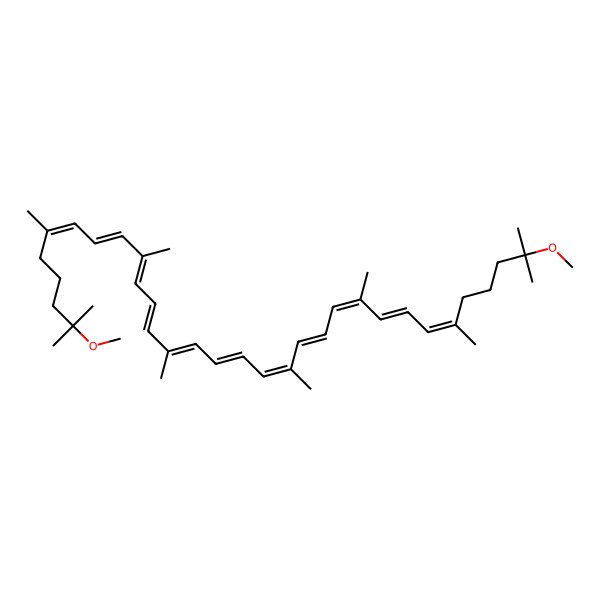 2D Structure of 3,4,3',4'-Tetrahydrospirilloxanthin