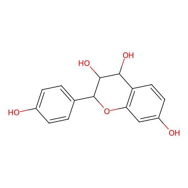 2D Structure of 3,4,4',7-Tetrahydroxyflavan