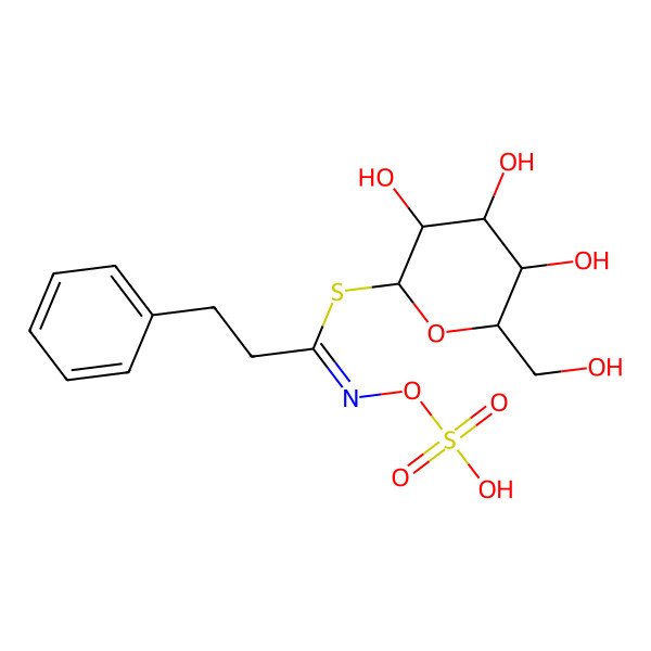 2D Structure of Phenethyl glucosinolate potassium salt 2D Structure of Phenethyl glucosinolate potassium salt