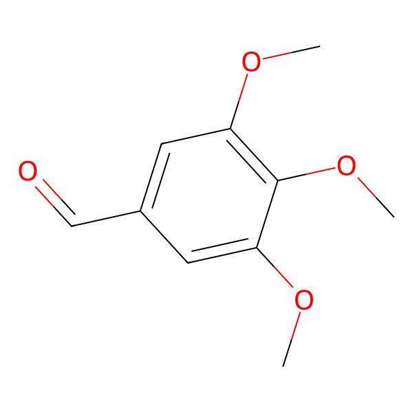 2D Structure of 3,4,5-Trimethoxybenzaldehyde