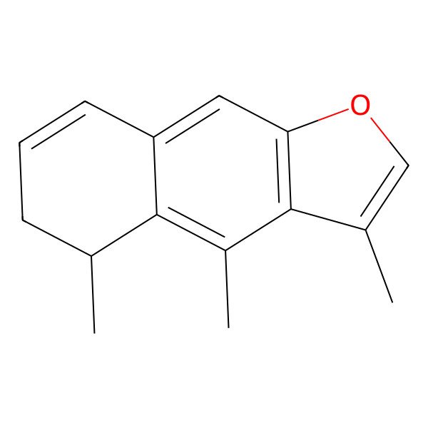 2D Structure of 3,4,5-Trimethyl-5,6-dihydrobenzo[f][1]benzofuran