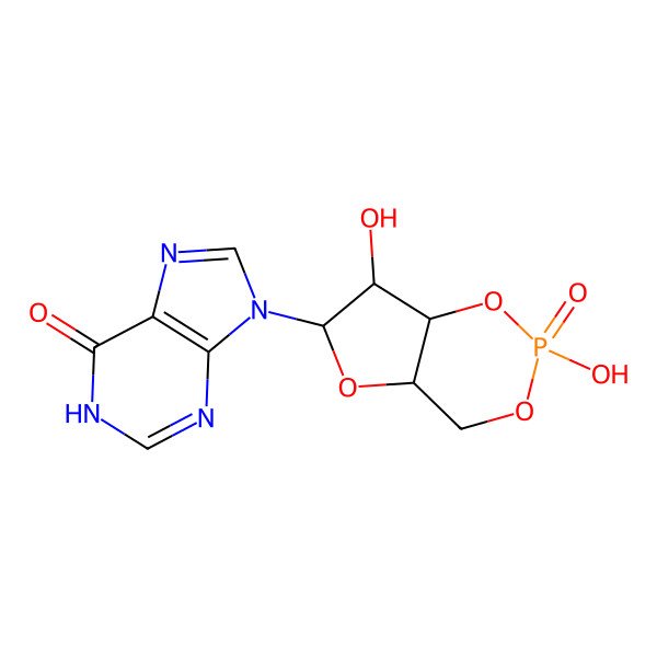 2D Structure of Inosine-3',5'-cyclic phosphate