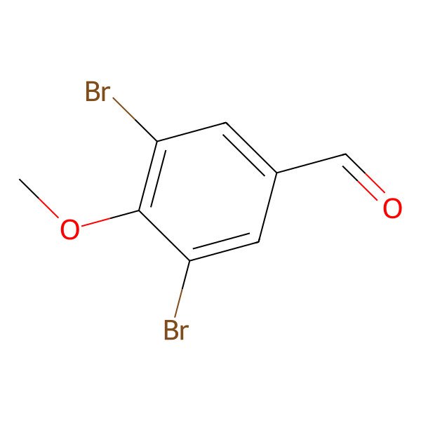 2D Structure of 3,5-Dibromo-4-methoxybenzaldehyde