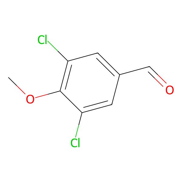 2D Structure of 3,5-Dichloro-4-methoxybenzaldehyde