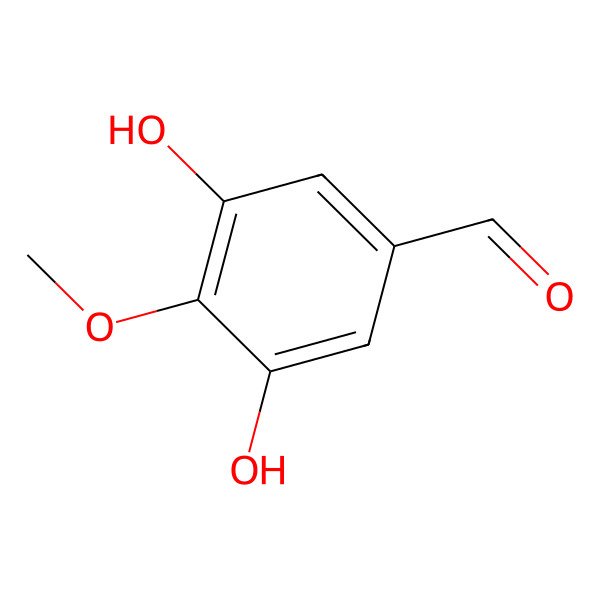2D Structure of 3,5-Dihydroxy-4-Methoxybenzaldehyde 2D Structure of 3,5-Dihydroxy-4-Methoxybenzaldehyde