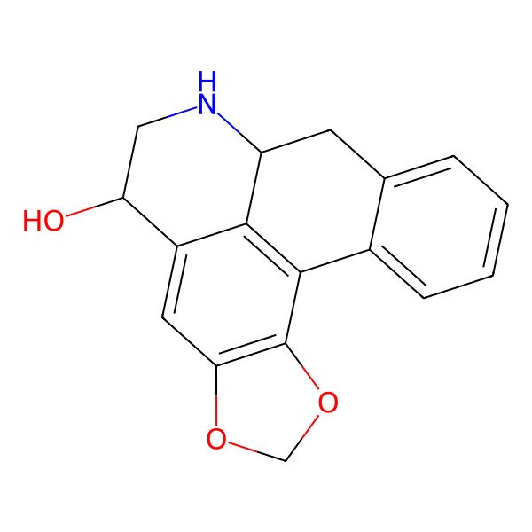 2D Structure of 3,5-Dioxa-11-azapentacyclo[10.7.1.02,6.08,20.014,19]icosa-1(20),2(6),7,14,16,18-hexaen-9-ol