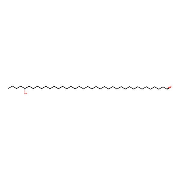 2D Structure of 35-Hydroxynonatriacontanal