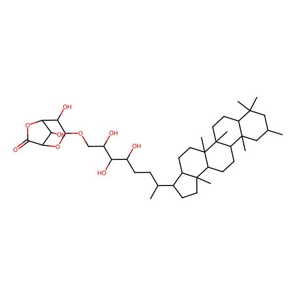 2D Structure of 35-O-beta-3,5-anhydrogalacturonopyranosylbacteriohopanetetrol 2beta-methyl