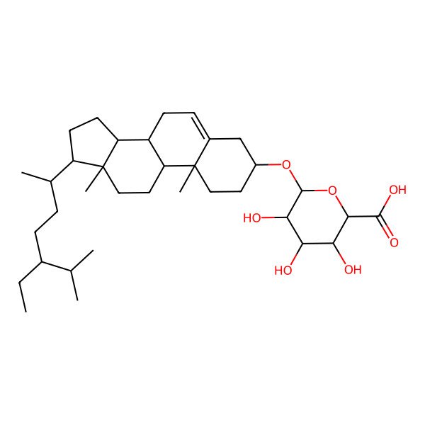 2D Structure of b-Sitosterol b-D-Glucuronide 2D Structure of b-Sitosterol b-D-Glucuronide