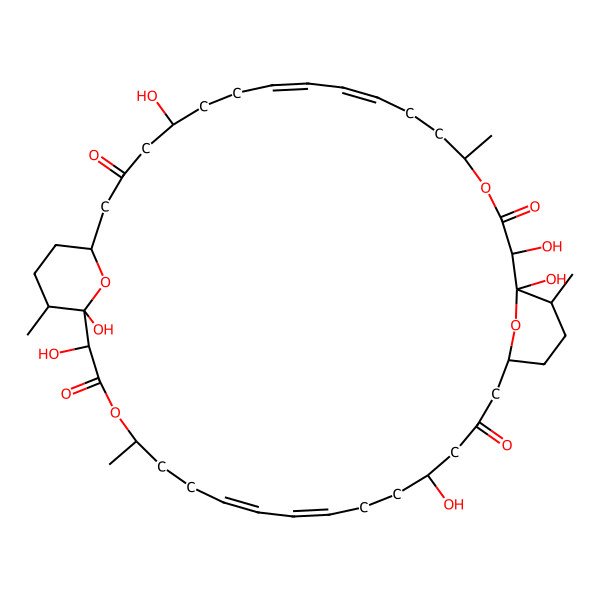 2D Structure of 1,2,14,22,23,35-Hexahydroxy-5,21,26,42-tetramethyl-4,25,43,44-tetraoxatricyclo[37.3.1.118,22]tetratetraconta-8,10,29,31-tetraene-3,16,24,37-tetrone