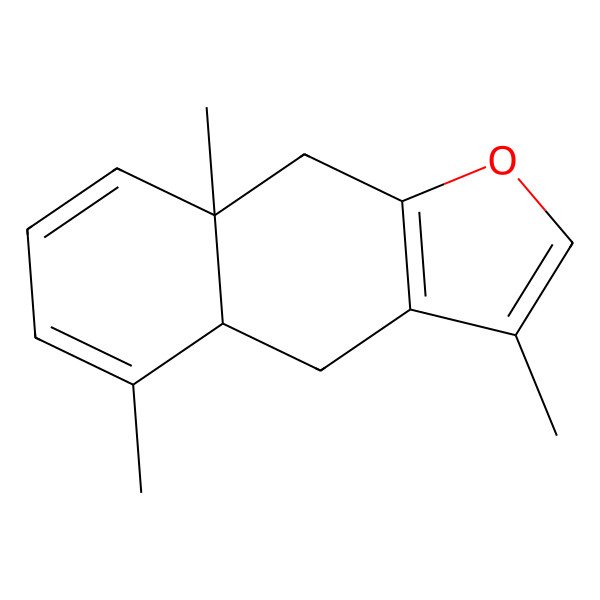 2D Structure of Furanoeudesma-1,3-diene