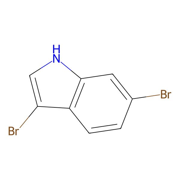 2D Structure of 3,6-Dibromo-1h-indole