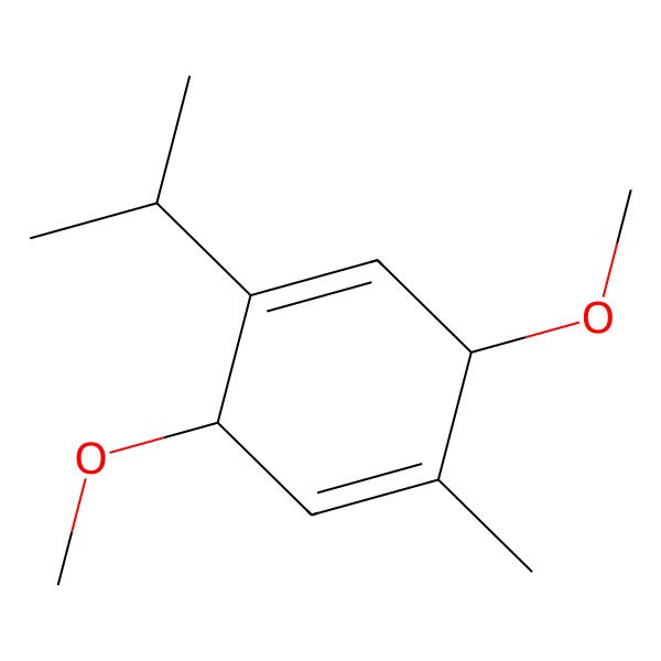 2D Structure of 3,6-Dimethoxy-1-methyl-4-propan-2-ylcyclohexa-1,4-diene