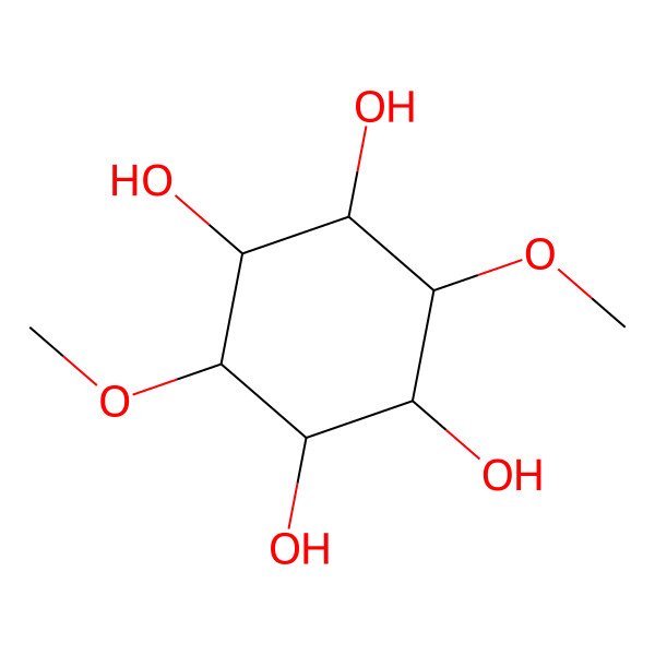 2D Structure of 3,6-Dimethoxy-1,2,4,5-cyclohexanetetrol