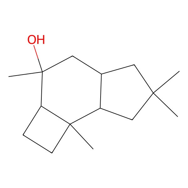 2D Structure of 3,6,6,7b-Tetramethyldecahydro-1H-cyclobuta[e]inden-3-ol
