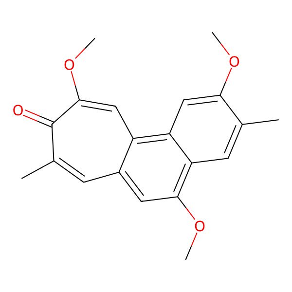2D Structure of 3,6,9-Trimethoxyphenanthropolone