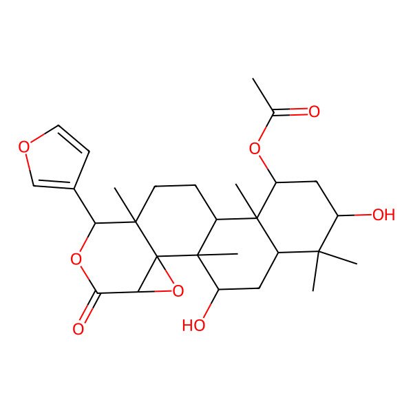 2D Structure of 3,7-Dideacetylkhivorin