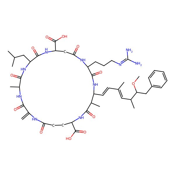 2D Structure of 3,7-Didesmethylmicrocystin LR